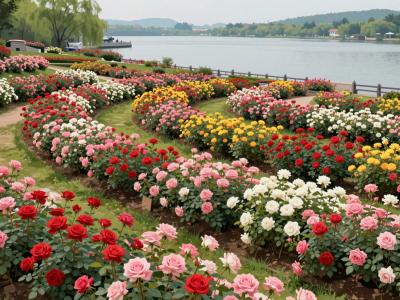 AI-generated illustration of Annual Rose Bloom In Rapperswil-Jona