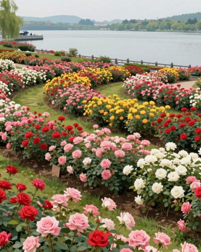 AI-generated illustration of Annual Rose Bloom In Rapperswil-Jona