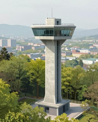 AI-generated illustration of Aussichtsturm Schleifenberg