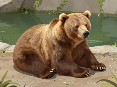 AI-generated illustration of BärenPark (Bear Park)