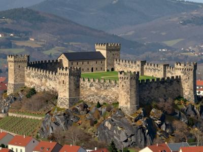 AI-generated illustration of Castelgrande