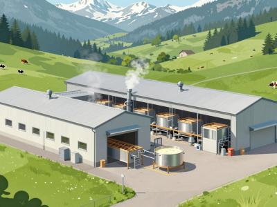AI-generated illustration of Cheese Factories Of Montreux
