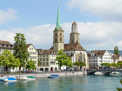 AI-generated illustration of Fraumünster (Zürich)