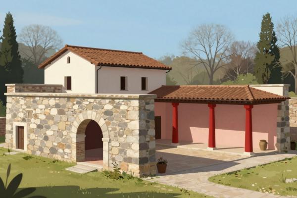 Fully Furnished Roman House (Villa) At Augusta Raurica