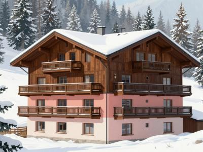 AI-generated illustration of Hotel Rigi Kaltbad
