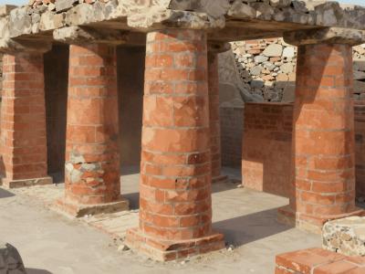 AI-generated illustration of Hypocaust System At Augusta Raurica