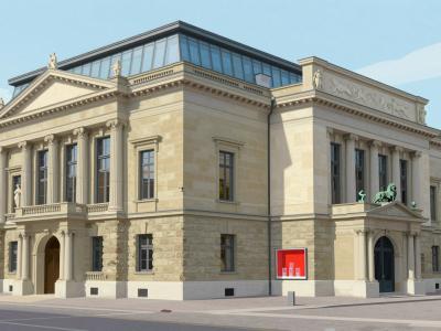 AI-generated illustration of Kunsthaus Zürich