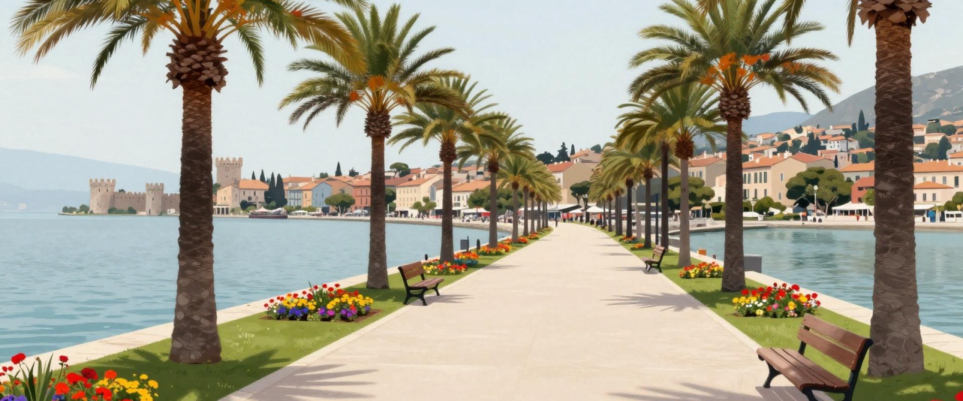 Lake Riviera Promenade In Rapperswil-Jona