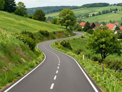AI-generated illustration of Liestal–Bubendorf Cycle Route