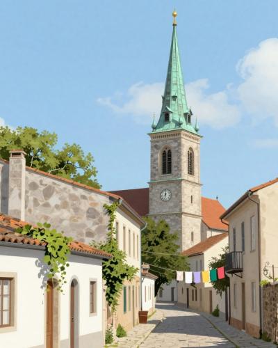 AI-generated illustration of Niederdorf (Zürich)