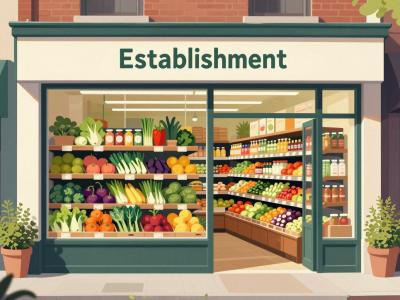 AI-generated illustration of Pâquis Market