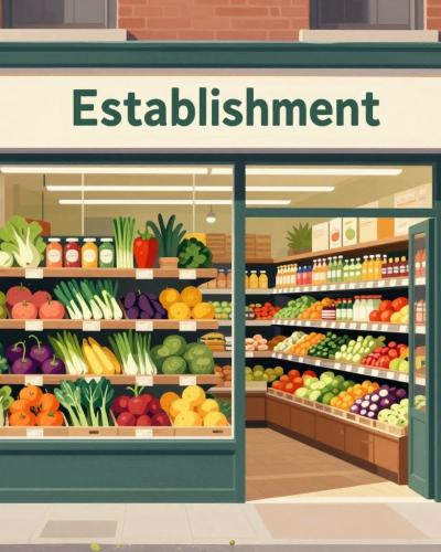 AI-generated illustration of Pâquis Market