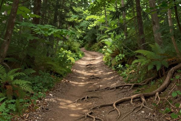 Singletrail Along Oristalstrasse