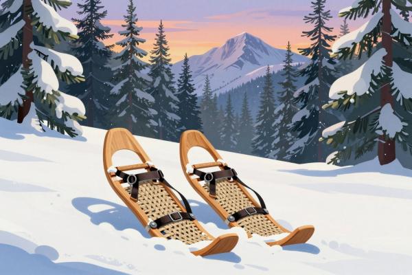 Sunset Snowshoe Tour High Above Montreux