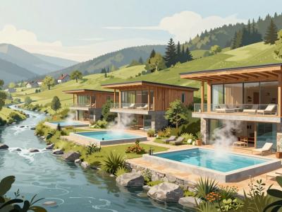 AI-generated illustration of Thermal Spas Of Aargau