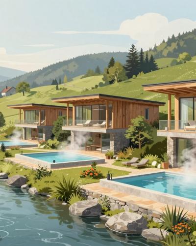 AI-generated illustration of Thermal Spas Of Aargau