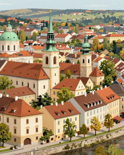 AI-generated illustration of Wander Through The Old Town (Bern Old Town)
