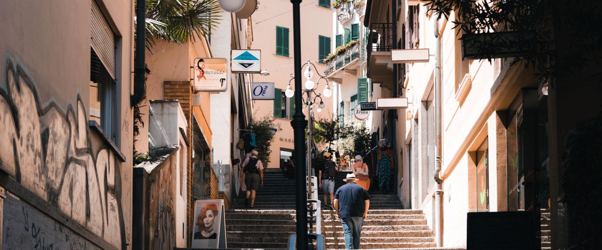 Charming Old Town Of Lugano