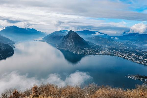 Walking Around Lugano City (Lake Lugano)