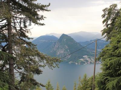 View of Lake Lugano and Monte Brè 05