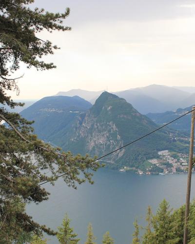 View of Lake Lugano and Monte Brè 05