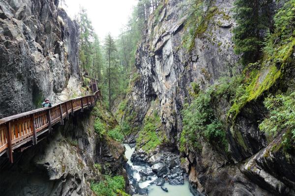 Gorner Gorge (Gorner Gorge / Geologischer Pfad)