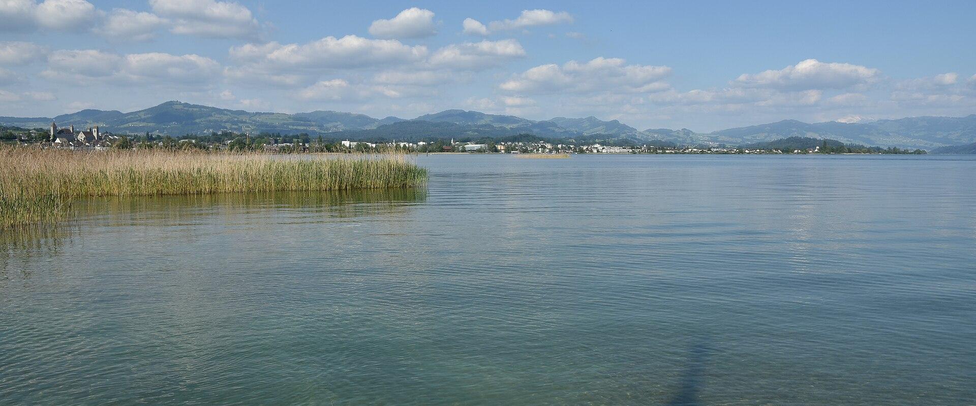 Wooden Bridge From Rapperswil To Hurden
