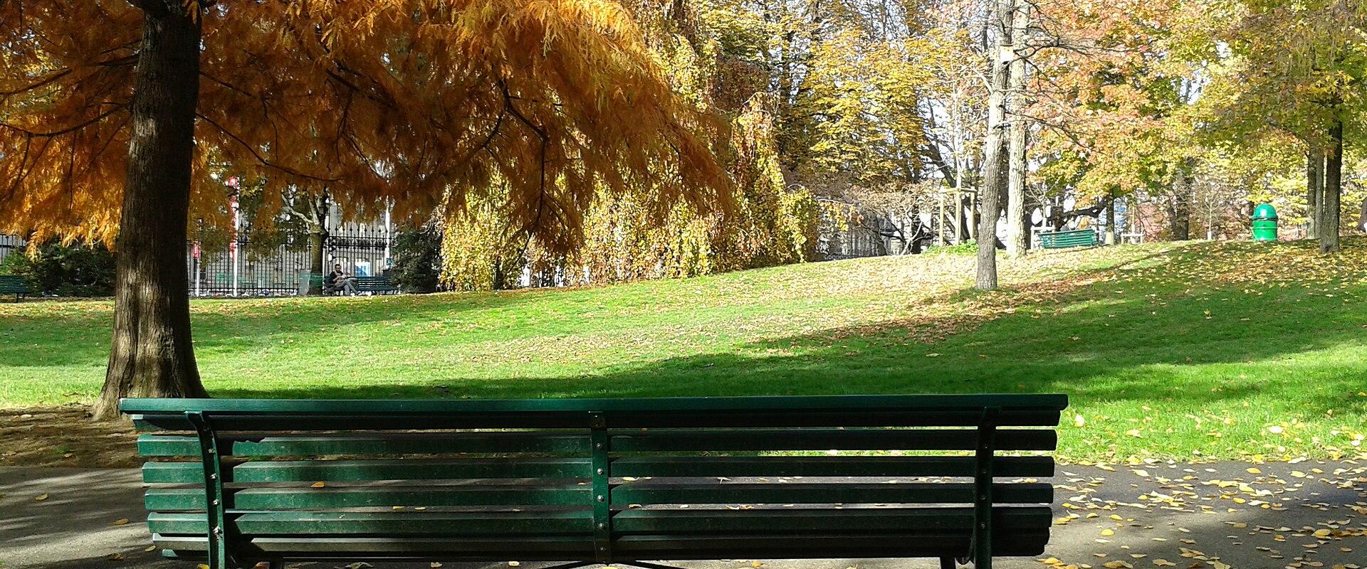 Autumn trees in the Parc des Bastions, Geneva