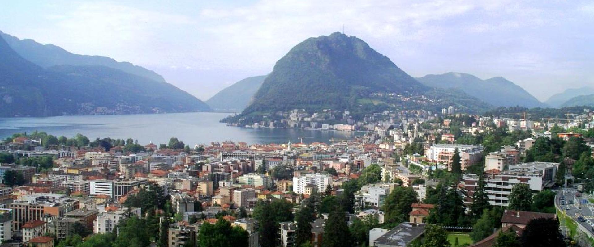 Lakeside Park With Palm Trees (Lugano)