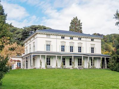 The Manoir de Ban, Chaplin's home and now Chaplin's World, above Vevey