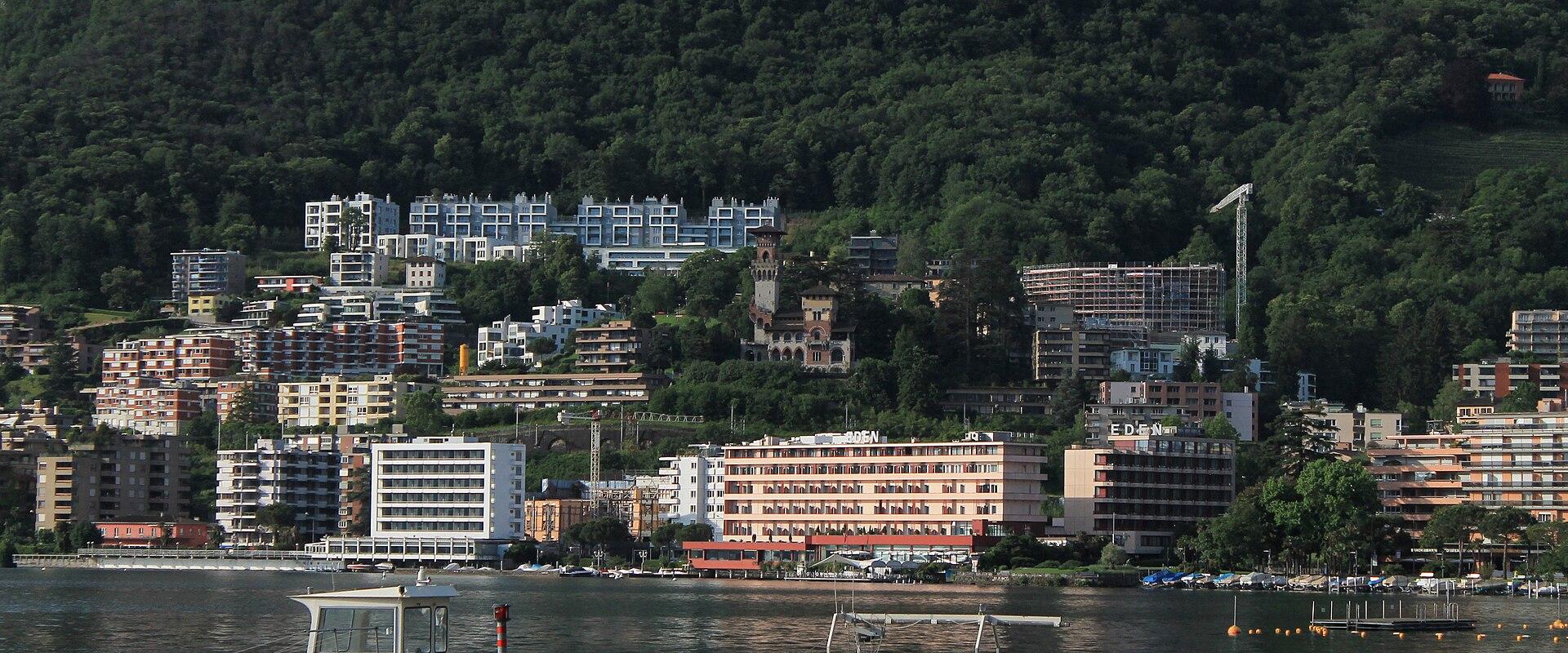 Sandy Beaches On Lake Lugano