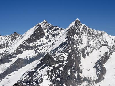 The Täschhorn and the Dom, the highest peak entirely in Switzerland