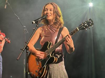 Laufey performing at the Montreux Jazz Festival in Montreux, Switzerland on July 11th 2023 - 4