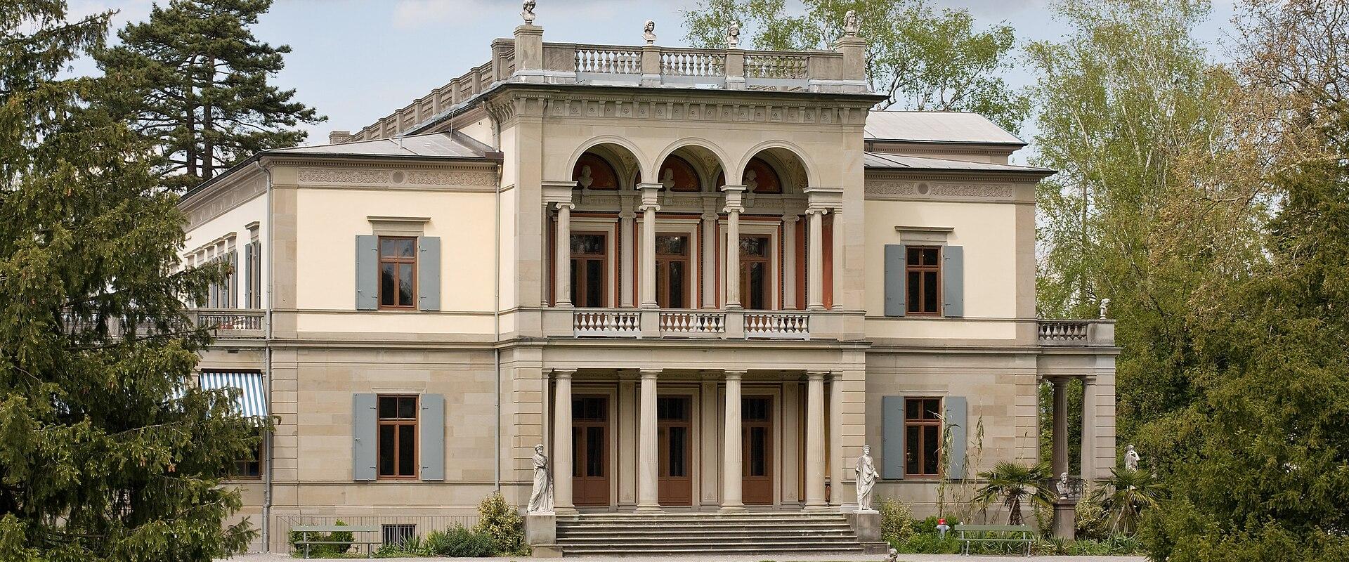 Neoclassical Villa Wesendonck, home of the Museum Rietberg in Zurich