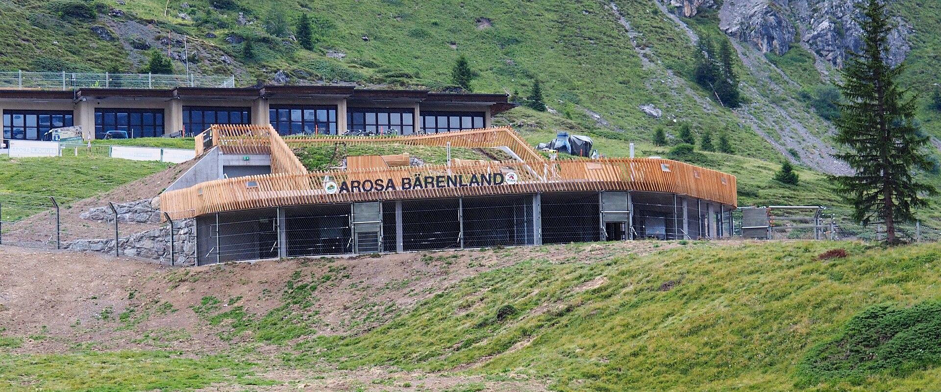 Arosa Bärenland bear sanctuary in the mountains