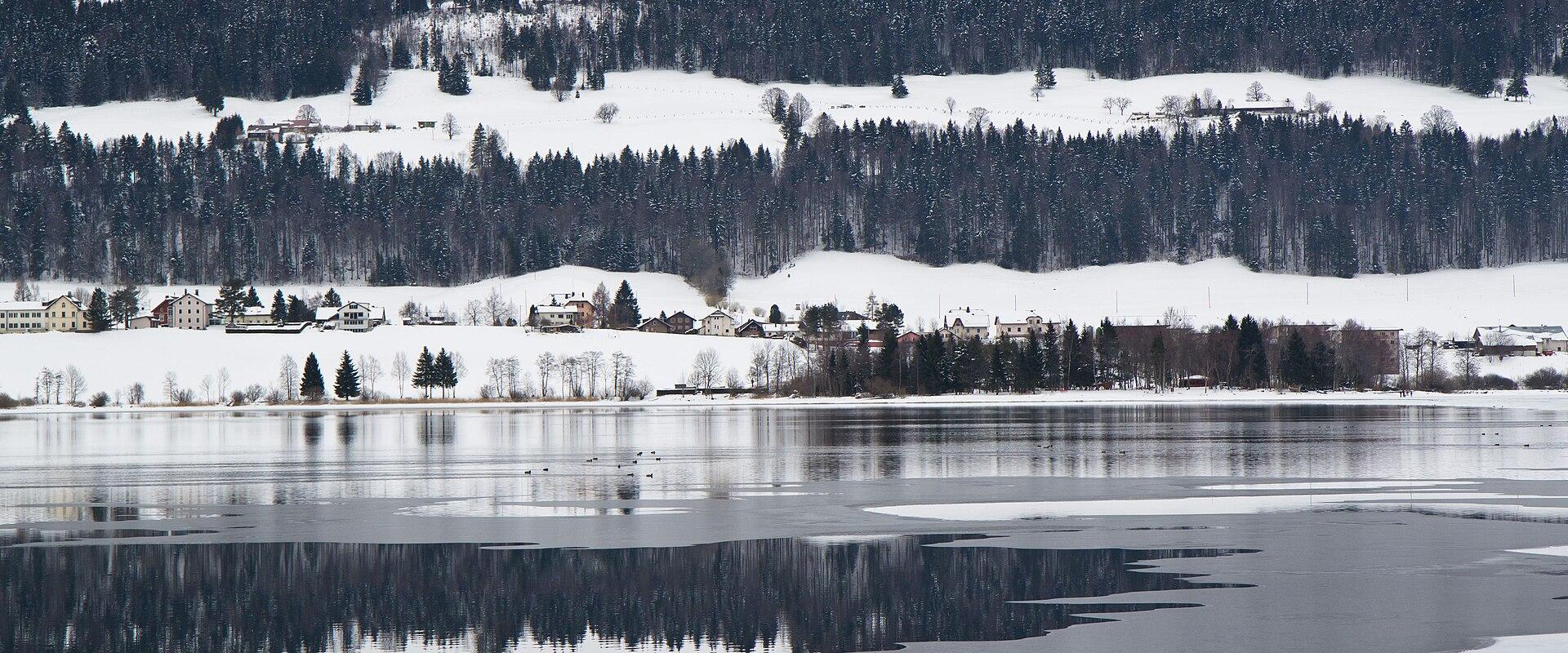 Lac du Joux in January