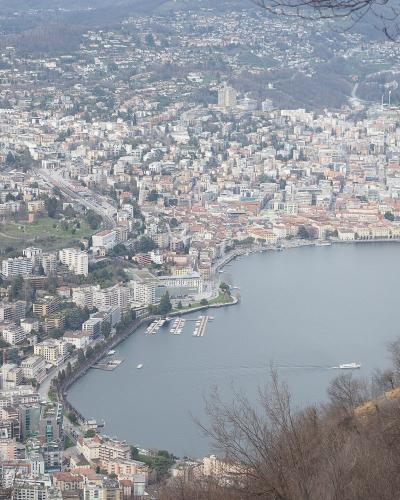 View of Lugano from Monte San Salvatore