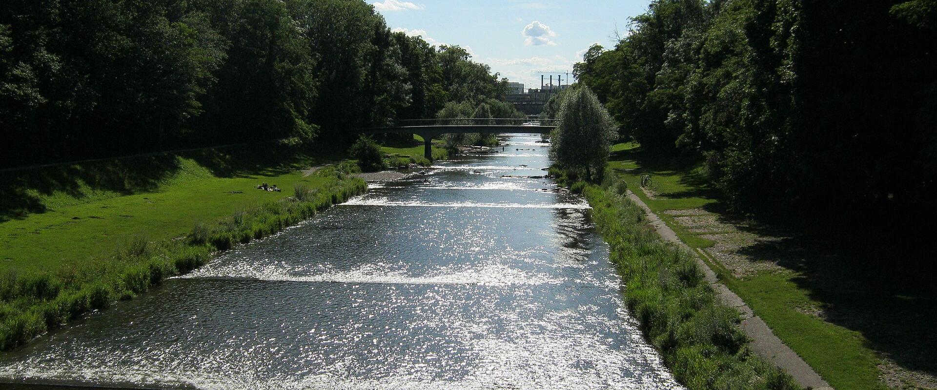 Lange Erlen Park And Wiese River