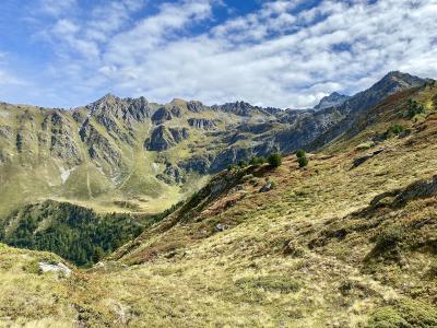 Alpine meadows of the Vallon d'Arbi near Verbier