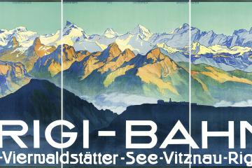 Plakat Rigi-Bahn c1910