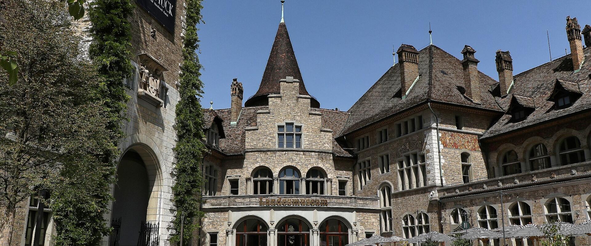The castle-like Swiss National Museum in Zürich