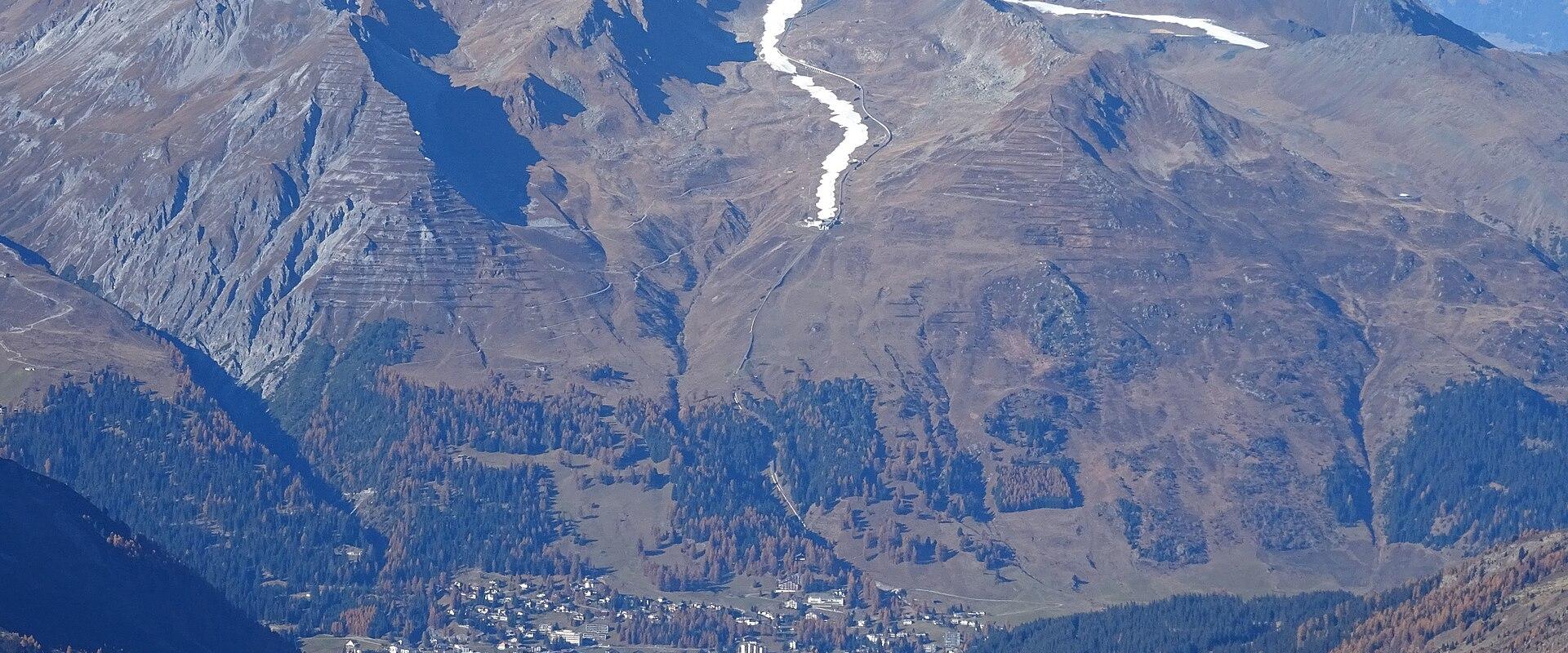 The Parsenn ski area above Davos