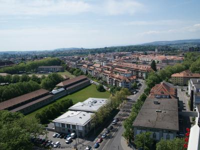 The Breitenrain quarter of Bern from above