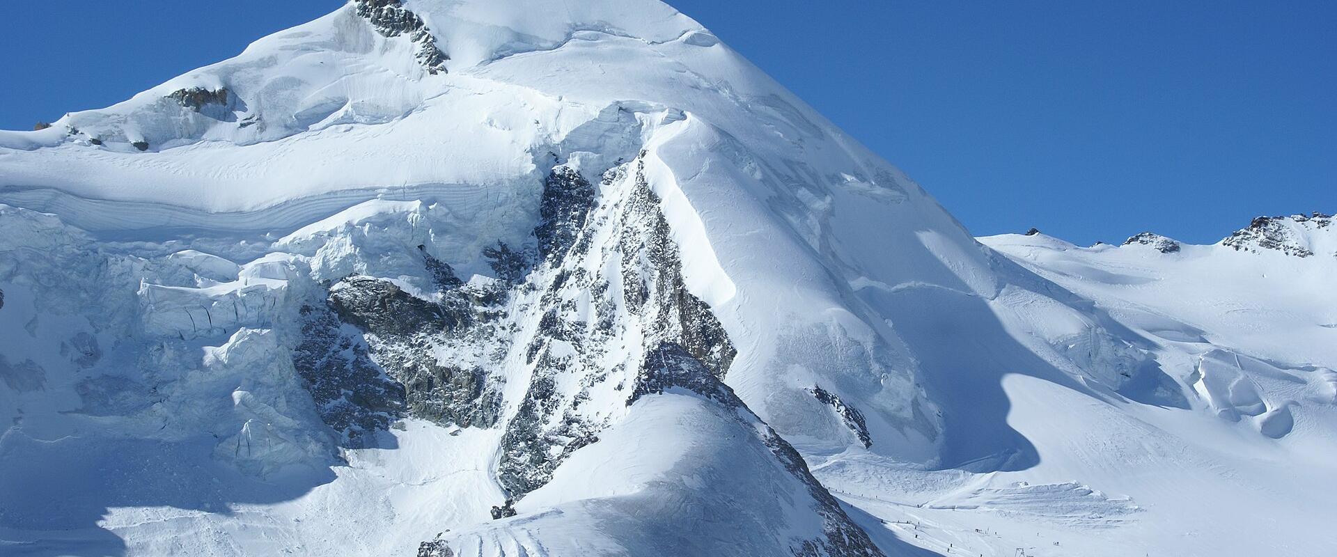 The Mittelallalin summit station above Saas-Fee, home of the Allalin Ice Pavilion