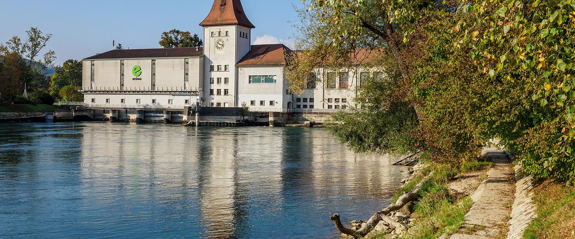 The Aare flowing past Aarau