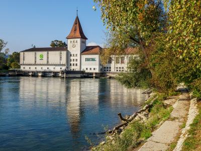 The Aare flowing past Aarau